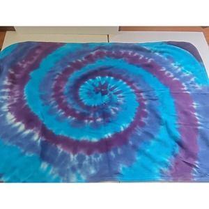 Nwot Custom Tie Dye Baby Blanket Cotton Waffle Knit